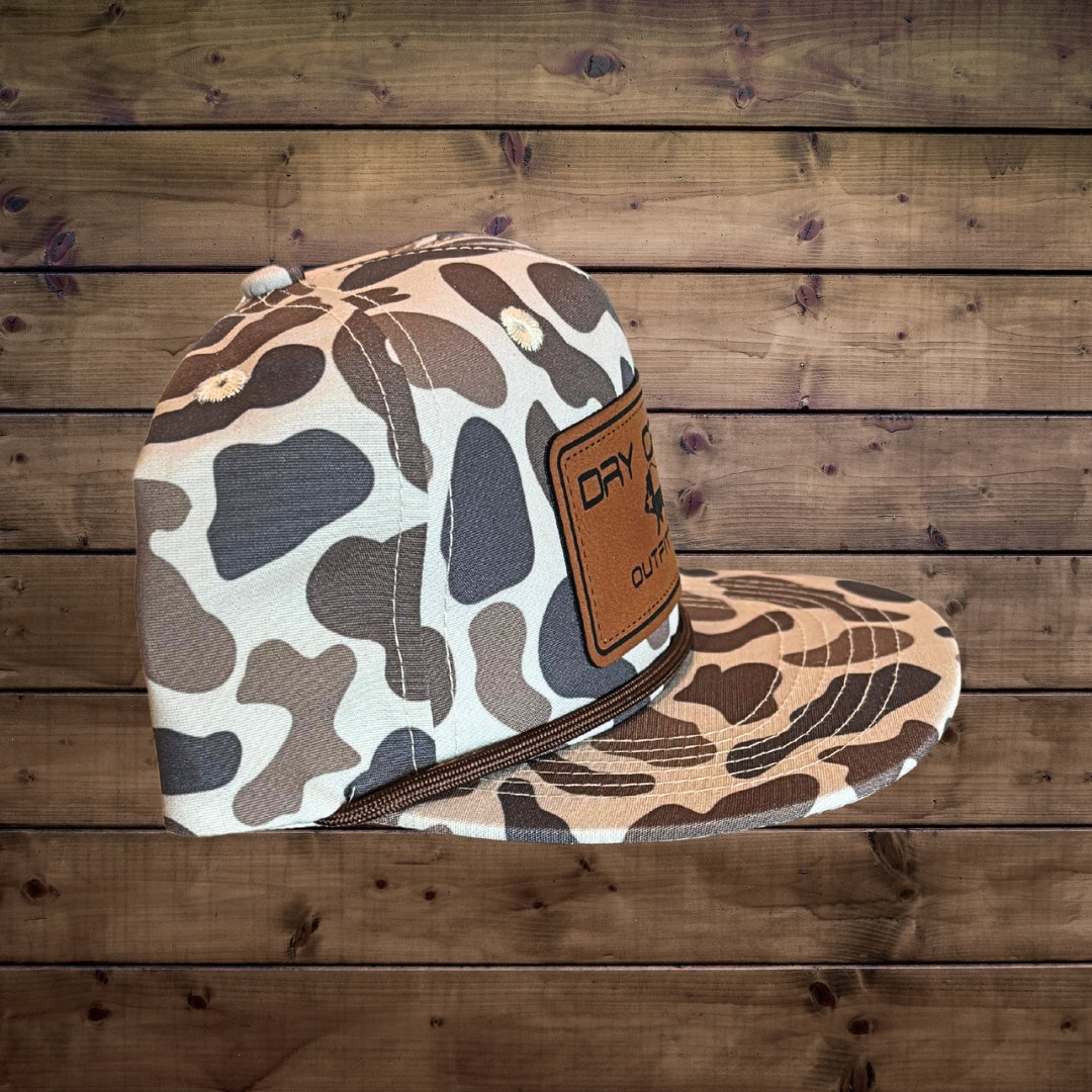 Youth Light Camo Full Logo Trucker Hat