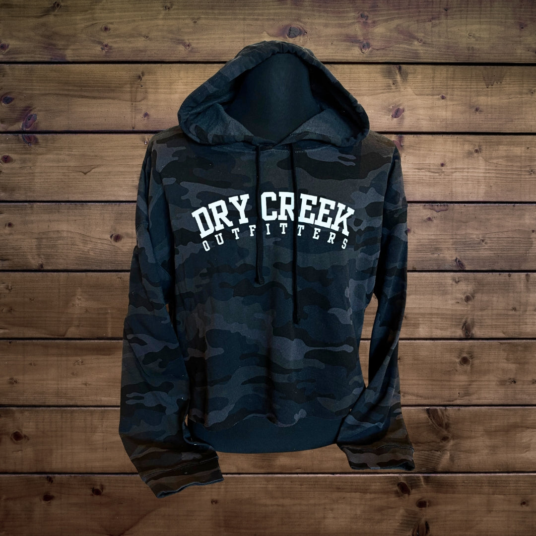 Women's Dry Creek Camo CROPPED Hoodie