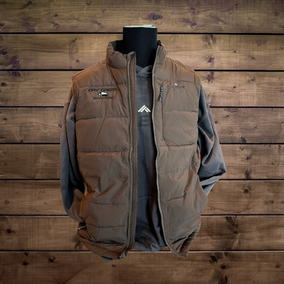 Embroidered Chêne FlyWeigh Down Vest