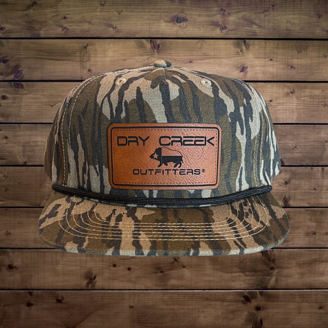 Mossy Oak Old Bottomland Full Logo Trucker Hat