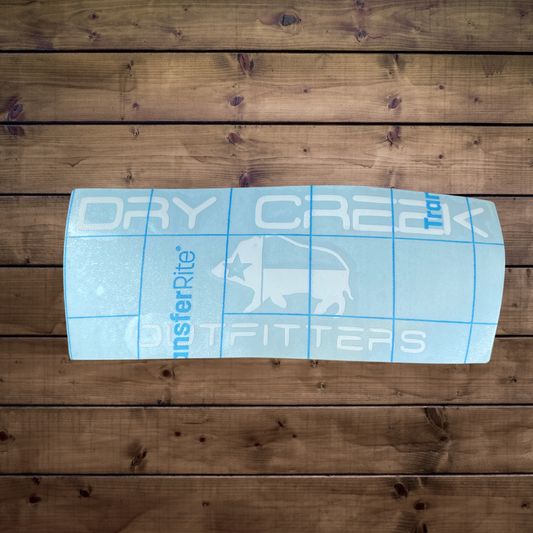 Dry Creek Outfitters White Bumper Sticker