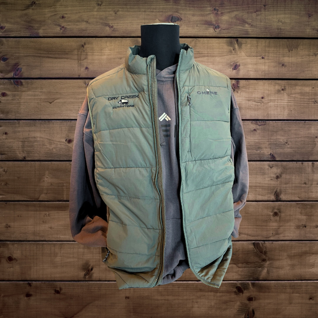 Embroidered Chêne FlyWeigh Down Vest