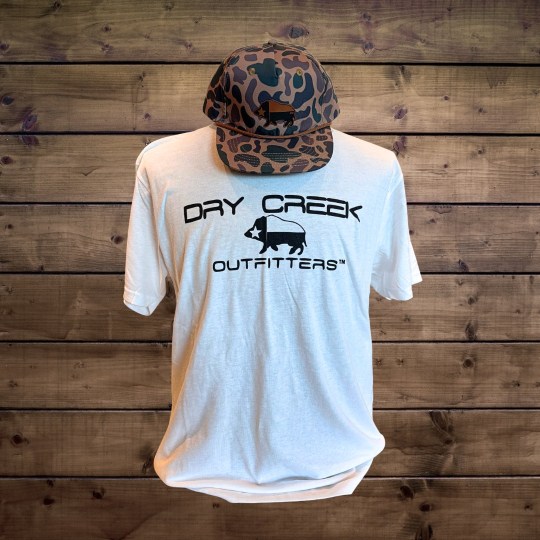 Dry Creek Outfitters Short Sleeve Tee White