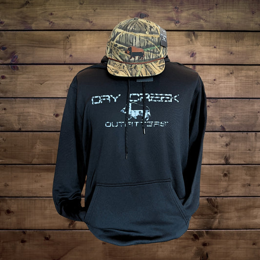 Sport-Tek Hoodie Black with Grey Logo