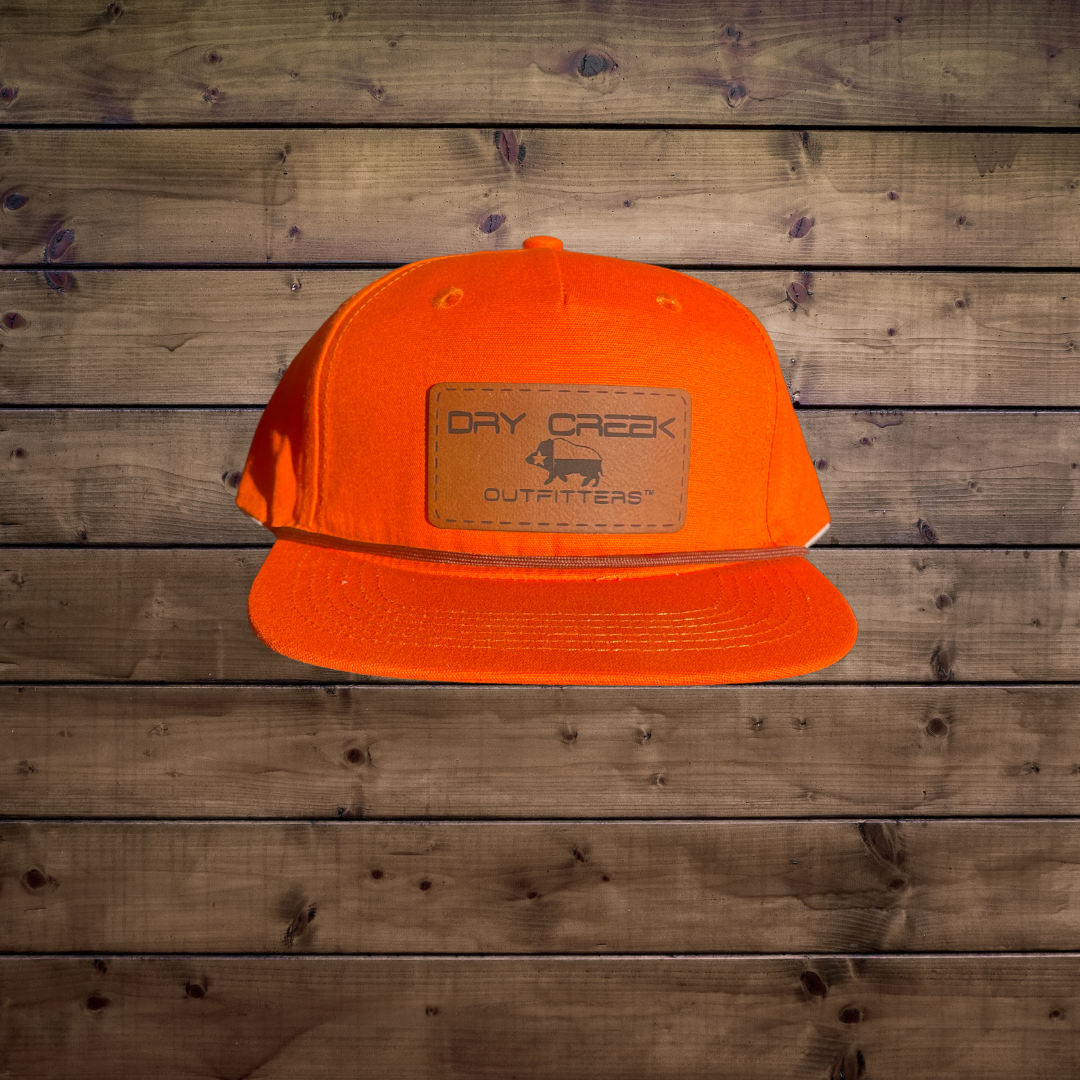 Hunter Orange Full Logo Trucker Hat