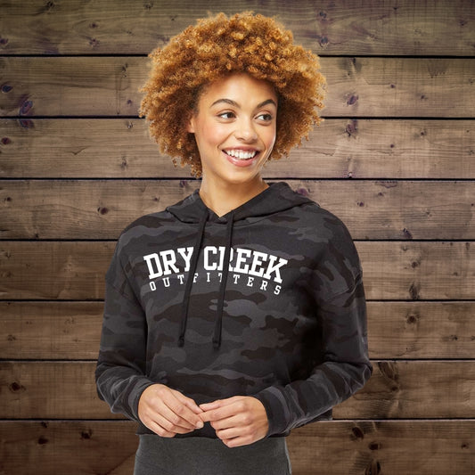 Women's Dry Creek Camo Cropped Hoodie